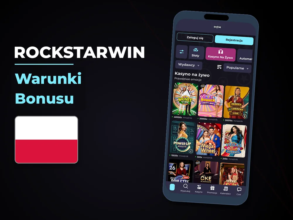 RockstarWin - Warunki Bonusu