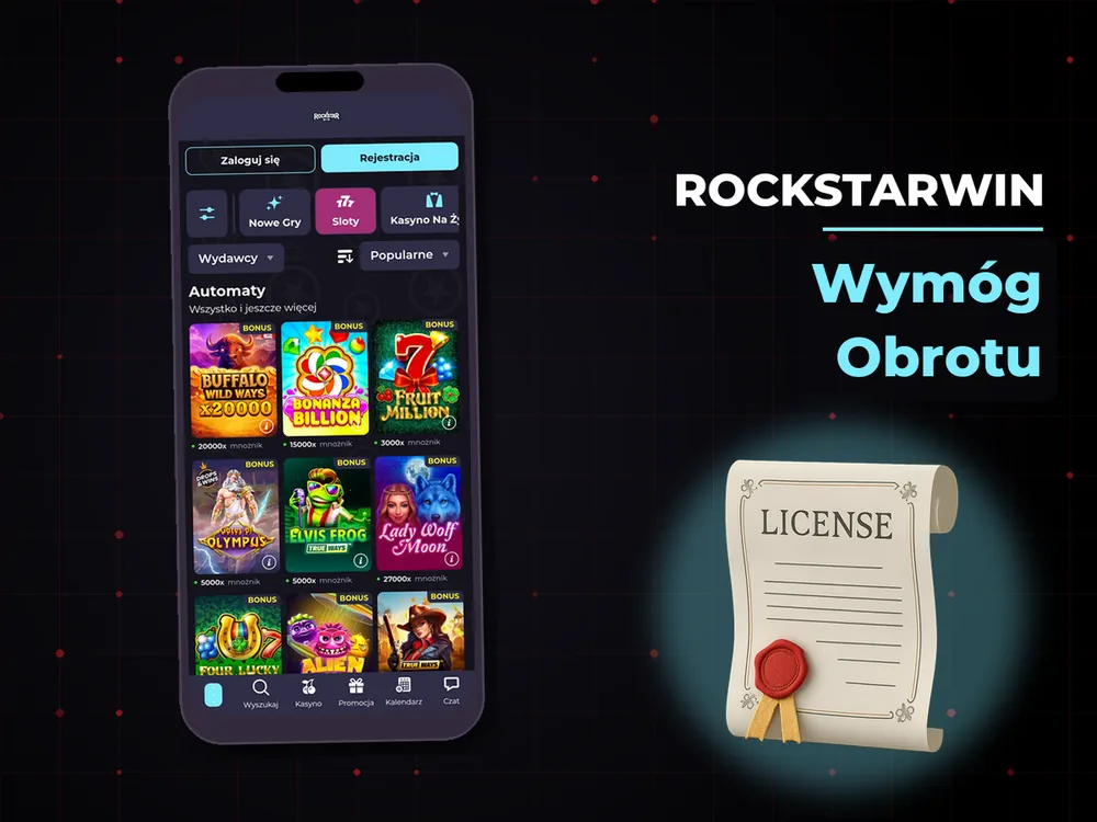 RockstarWin - Wymóg Obrotu